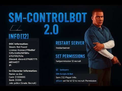 FiveM Control Bot System By SM-Scripts