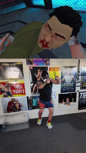 ‪@Haymaker-VR‬ Lets You Clinch And Throw KNEES 😳 #HaymakerVR #VRMMA #VRGaming #MMA #MetaQuest
