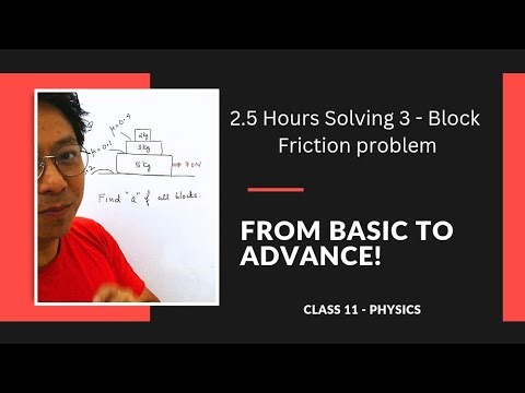 THREE BLOCK FRICTION PROBLEM