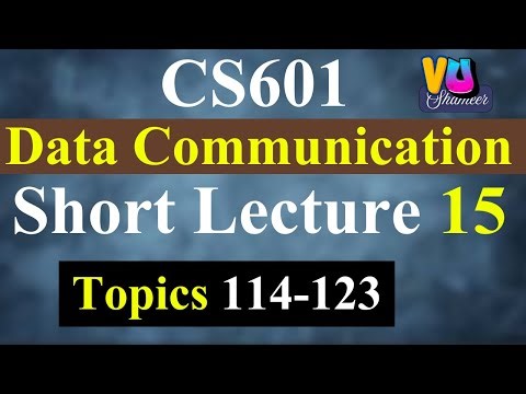 CS601 Short Lecture 15 | Data Communication | Switching Techniques Explained #vushameer