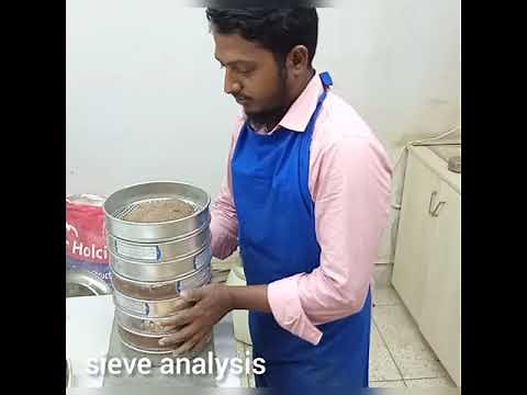 Grain size Analysis of soil or sieve analysis,ASTM-D422