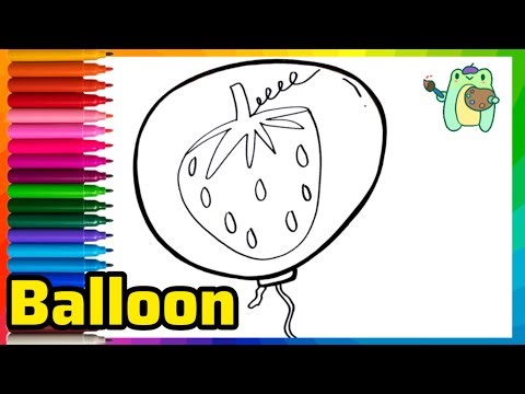 How To Draw A Cute Balloon | balloon Drawing | Drawings For Kids