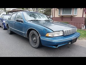 Driving a 1995 Chevy Caprice police car