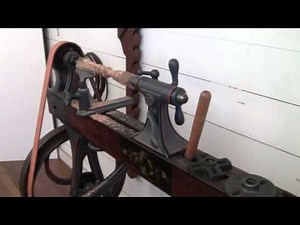 WF & John Barnes #3 Velocipede Foot Powered Wood Lathe