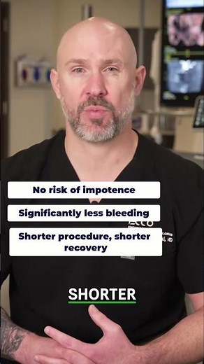 PAE = No Impotence Risk, Fast Recovery Treatment for Enlarged Prostate