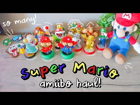 Super Mario amiibo haul! (Smash bros, 30th anniversary and more!)
