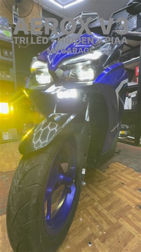 4.6K views · 30 shares | AEROX V3: TRI LED - HIDDEN + PIAA ~ Pwedeng Pwede sa Concept mo! Concept + Utility! VISIT US! #MJGarage #AeroxV3 | MJ GARAGE | Facebook