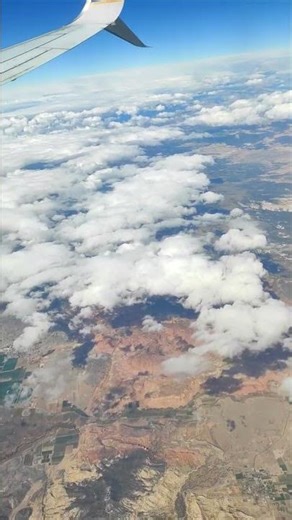 Flying Over the USA ✈️ | DC → Virginia → Ohio → California 🌄 #Shorts