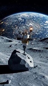Exploration Beyond: Drilling the Moon's Secrets" #moon #moonrover | Galactic Explorer