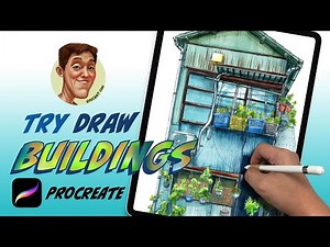 Try Draw Building | Procreate