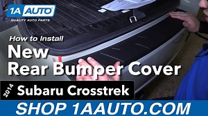 How to Install Rear Bumper Step Cover 2013-17 Subaru Crosstrek