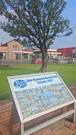 Today: The Springs War Memorial is radiant in early morning light. Exquisitely maintained as promised for the past 20 months by its custodian, Mackays Motor Engineering. It is now a world class Military Memorial, remembering all the Springs men that paid the ultimate price in the two Great Wars. SHOAGT and Springsites applauds Dirk and his company Mackays Engineering. | Springs - History of a Gold Town