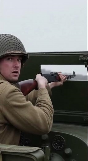 Intense WWII Reenactment Firefight #military #army #ww2
