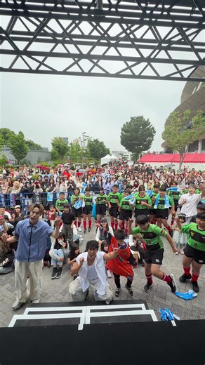 2026年6月7日（日） @MUFGスタジアム（国立競技場） 「NTTジャパンラグビー リーグワン2025-26 プレーオフトーナメント 決勝」にて、 スペシャルパフォーマンスイベント「RESPECT FOR ALL with EXILE B HAPPY PROJECT」を実施！ #LDHダンスワークショップショー にご参加いただいたた皆さん ありがとうございました✨