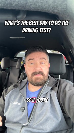 Best day to do a driving test? #drivingtest #drivinginstructor #drivinglessons #drivingschool | Danny’s driving school