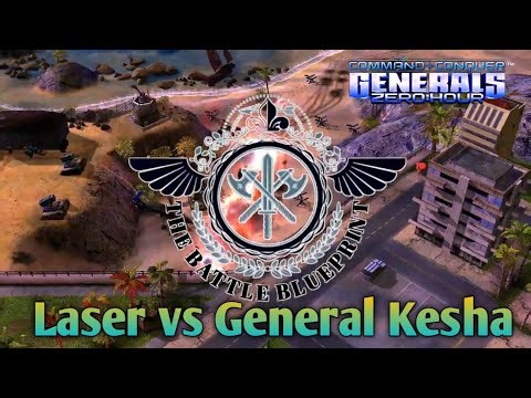 High-Tech vs Brutal Power! LASER vs General Kesha | C&C Generals Zero Hour