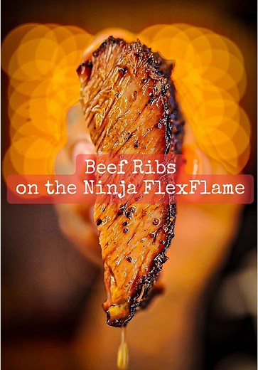 Cooking Beef Ribs on the Ninja FlexFlame Grill