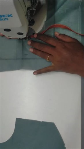 Amrutha Reddy Amm | Invisible thread piping stitching for blouse neck and sleeves.#instafashion #instalike #instaviralvideo❤️❤️ #explore #instastyle | Instagram