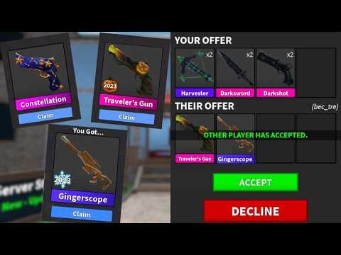 I MADE SO MANY PROFITS FROM THIS IN ROBLOX MM2 (MEGA TRADING MONTAGE)