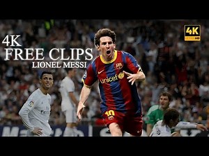 YOUNG MESSI BARCELONA 4K - FREE + CLIPS FOR EDITS