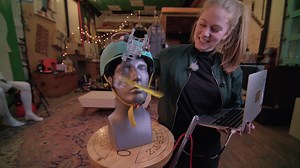 Robot Queen Simone Giertz Tours Her Mad Laboratory