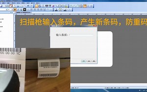 扫描枪输入条码产生新条码，防重码