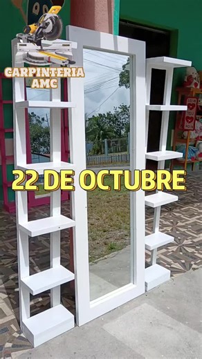 OFERTAS. ESPEJO CON 2 REPISAS CON ILUMINACIÓN Q1,000 ESPEJO CON 2 REPISAS SIN ILUMINACIÓN Q700 ENVÍOS A TODA GUATEMALA. ENVÍOS ES ADICIONAL. ESTAMOS EN SAN ANDRÉS PETÉN. WHATSAPP 4593-4160. #carpinteriaAMC #mueblesmodernos #carpinteria #parati #viralvideo