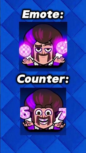 Emote vs Counter pt.1 #clashroyale #gaming