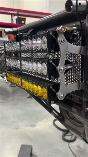 Gen 2 Mason AWD truck. @masonmotorsportsinc decided 1 light actuator wasn’t enough so they worked with @eversenperformance and made an actuator for 3 light bars 😅 | Baja Designs