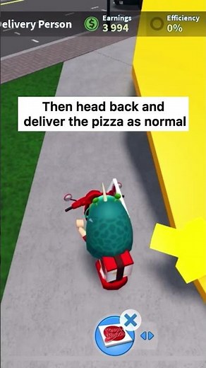 Bloxburg Pizza Delivery Glitch fix 🍕🔨#bloxburgupdate #bloxburg #roblox