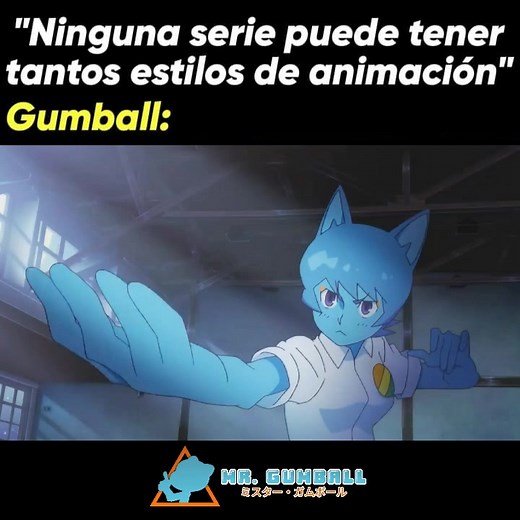 Estilos de animación de Gumball