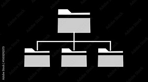 File transfer computer folder to folder with loding, File sharing file exchange File copying and pasting upload and download concept,