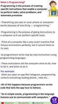 What is Programming? #clanguage #code #technology #coding #codinglife