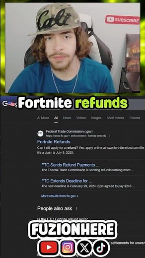 Get ALL Your Fortnite V-Bucks Back Before it's Too late (FTC Settlement) #Fortnite#FTC#Refund#Money