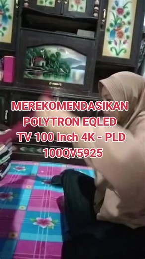Experience Home Theater with Polytron EQLED TV 100 Inch