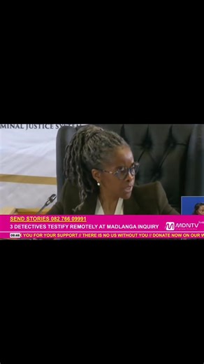 72K views · 922 reactions | The Madlanga Commission of Inquiry has resumed, hearing remote testimony from Witness A, whose voice is audible but whose face remains unseen. | MDN News | Facebook
