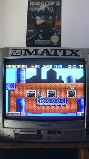 RoboCop 2 - Nintendo NES (1991) 🚔 #nes #nintendo #robocop #retro #gaming