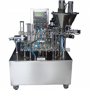 [Hot Item] Automatic Sugar Scrub and Mask Cup Filling Sealing Machine Pet Cup Facial Scrub Packing Machine