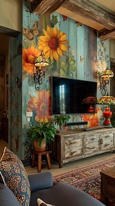 More ideas @ https://www.bohemianboho.com/best-bohemian-living-room-ideas-for-2023/ #bohemian #bohostyle #bohemianstyle #homedecor #hippie #Gypsy #hippiestyle | Bohemian Hippie Lifestyle