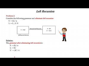 Left Recursion and Left Factoring