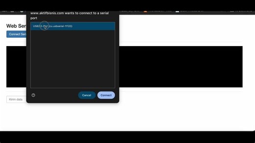 Web serial port | Suseno Octaviano