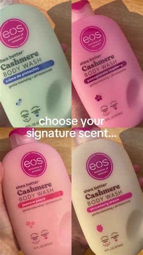 choose your fighter but it’s body wash 🥜 🍓 🍑 ❤️ now in-store at @Target comment your signature scent ↓ #eosbodywash #eosproducts