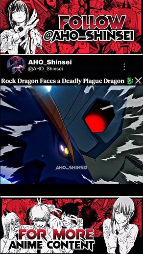 Plague Dragon vs Rock Dragon 🐉🔥 #anime #animeshorts