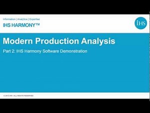 IHS RTA Basics Part 2: Software Demonstration