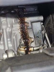 When to address front timing cover leak on 2GRFE