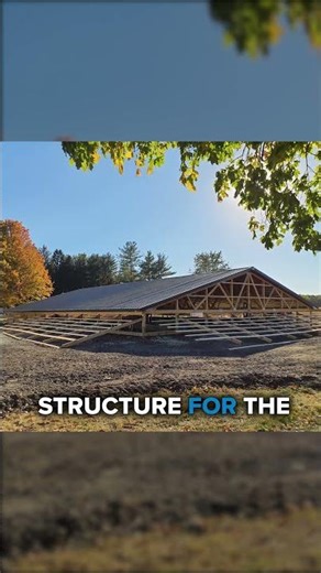 60' x 88' Ag Pole Barn Build – Start to Finish #construction #polebarn #build #agriculture #shorts