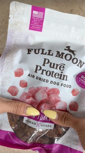 373K views · 459 reactions | “Did you know?  Most kibble is heavily processed and stripped of nutrients... Not Full Moon Pure Protein Air Dried dog food. It’s nutrient-dense, human grade, and made with 90% real USDA meat sourced responsibly from family farms 李 #FullMoonPet #ALifeWellFed | Full Moon Pet | Facebook