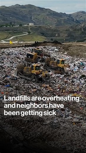 Beneath layers of waste, landfills around the US have been reaching scorching temperatures, and neighbors have been getting sick. Bloomberg's Laura Bliss explains bloom.bg/4evFi67 | Bloomberg