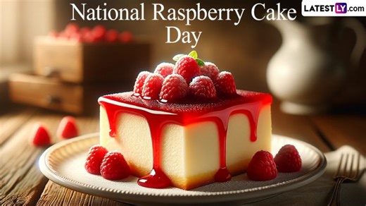 National Raspberry Cake Day 2024 Recipe: How To Make Raspberry Cake at Home? Quick Guide To Prepare the Delicious Dessert (Watch Video) | 🍔 LatestLY