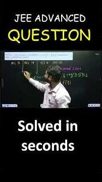 JEE Advanced Maths: Crack the Toughest Level with RKS Sir! 🧠🔥